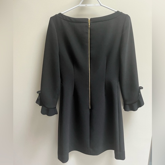 KATE SPADE - black half sleeve with ruffle and bow.l sleeves. - Picture 2 of 4